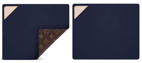 Louis Vuitton's leather bound 0 mouse pad 